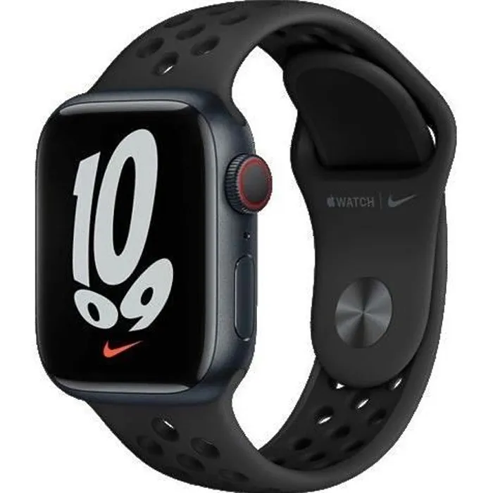 Apple Watch Nike Series 7 GPS + Cellular 45 - Aluminium Midnight - Sport band Nike anthracite/black - Reconditionné - Très bon état Reconditionné - 229,50 € Apple Watch Nike Series 7 GPS + Cellular 45 - Aluminium Midnight - Sport band Nike anthracite/black - Reconditionné - Très bon état Reconditionné Apple reconditionné disponible sur Cdiscount Seconde Vie