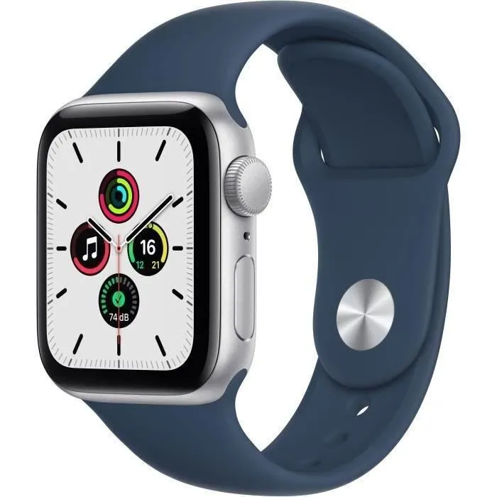 Apple Watch SE GPS 2021 - 40mm - Boitier Silver Aluminium - Bracelet Sport Abyss Blue (2021) - Reconditionné - Excellent état refurbished - 104,95 € Apple Watch SE GPS 2021 - 40mm - Boitier Silver Aluminium - Bracelet Sport Abyss Blue (2021) - Reconditionné - Excellent état refurbished reconditionné disponible sur Cdiscount Seconde Vie