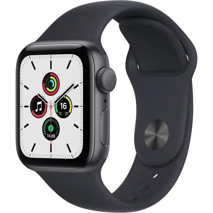 Apple Watch SE GPS 2021 - 40mm - Boitier Space Grey Aluminium - Bracelet Sport Midnight (2021) - Reconditionné - Excellent état refurbished - 104,95 € Apple Watch SE GPS 2021 - 40mm - Boitier Space Grey Aluminium - Bracelet Sport Midnight (2021) - Reconditionné - Excellent état refurbished reconditionné disponible sur Cdiscount Seconde Vie