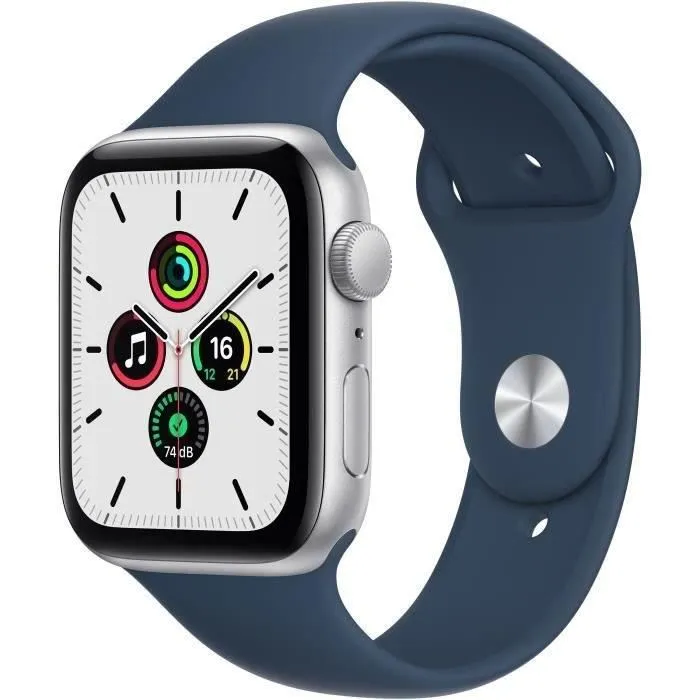 Apple Watch SE GPS 2021 - 44mm - Boitier Silver Aluminium - Bracelet Sport Abyss Blue (2021) - Reconditionné - Excellent état refurbished - 104,95 € Apple Watch SE GPS 2021 - 44mm - Boitier Silver Aluminium - Bracelet Sport Abyss Blue (2021) - Reconditionné - Excellent état refurbished reconditionné disponible sur Cdiscount Seconde Vie
