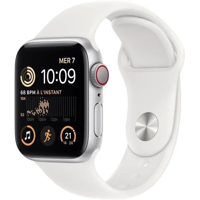 Apple Watch SE GPS (2e génération) + Cellular - 40mm - Boîtier Silver Aluminium - Bracelet Wh (2022) - Reconditionné - Très bon Reconditionné - 180,00 € Apple Watch SE GPS (2e génération) + Cellular - 40mm - Boîtier Silver Aluminium - Bracelet Wh (2022) - Reconditionné - Très bon Reconditionné Apple reconditionné disponible sur Cdiscount Seconde Vie