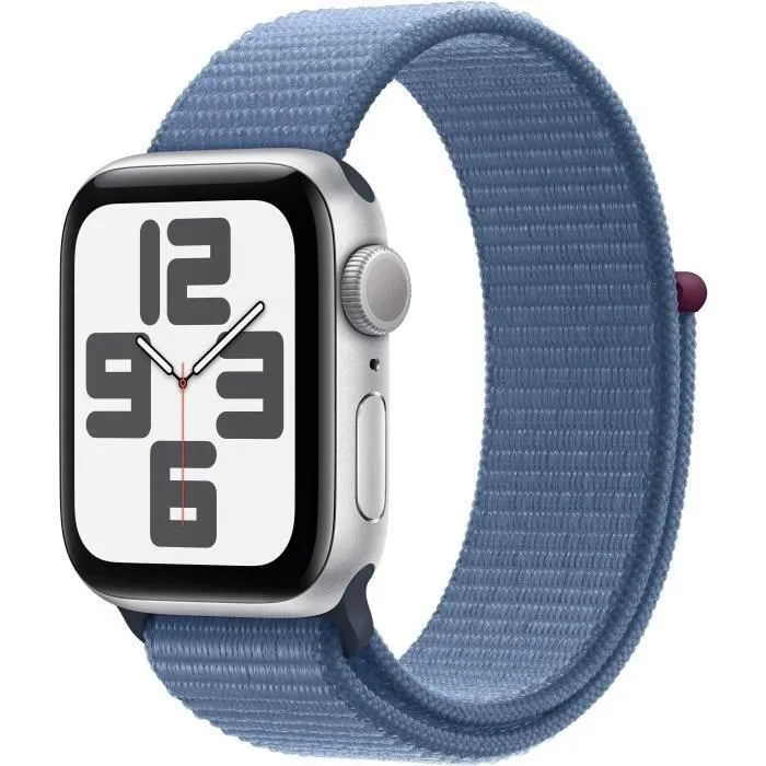 Apple Watch SE GPS - 40mm - Boîtier Silver Aluminium - Bracelet Winter Blue Sport Loop (2023) - Reconditionné - Excellent état Reconditionné - 95,99 € Apple Watch SE GPS - 40mm - Boîtier Silver Aluminium - Bracelet Winter Blue Sport Loop (2023) - Reconditionné - Excellent état Reconditionné Apple reconditionné disponible sur Cdiscount Seconde Vie | Dero