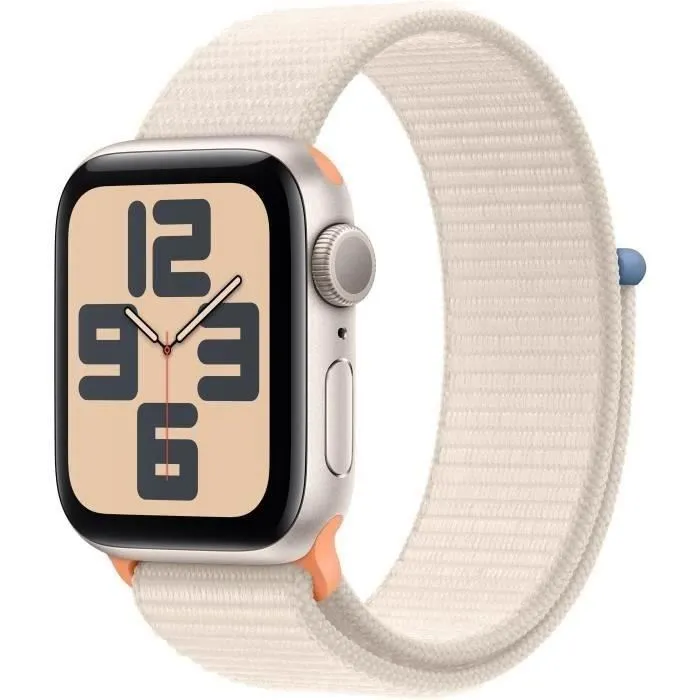 Apple Watch SE GPS - 40mm - Boîtier Starlight Aluminium - Bracelet Starlight Sport Loop(2023) - Reconditionné - Excellent état Reconditionné - 175,00 € Apple Watch SE GPS - 40mm - Boîtier Starlight Aluminium - Bracelet Starlight Sport Loop(2023) - Reconditionné - Excellent état Reconditionné Apple reconditionné disponible sur Cdiscount Seconde Vie | Dero