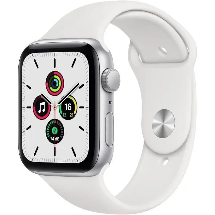 Apple Watch SE GPS - 44mm Boîtier aluminium Argent - Bracelet Blanc (2020) - Reconditionné - Etat correct Reconditionné - 125,00 € Apple Watch SE GPS - 44mm Boîtier aluminium Argent - Bracelet Blanc (2020) - Reconditionné - Etat correct Reconditionné Apple reconditionné disponible sur Cdiscount Seconde Vie