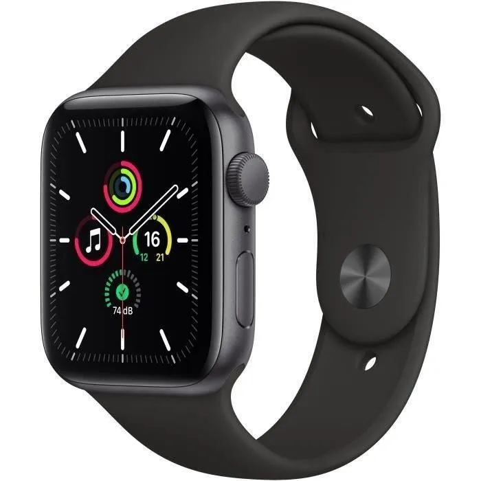Apple Watch SE GPS - 44mm Boîtier aluminium Gris Sidéral - Bracelet Noir (2020) - Reconditionné - Excellent état refurbished - 119,95 € Apple Watch SE GPS - 44mm Boîtier aluminium Gris Sidéral - Bracelet Noir (2020) - Reconditionné - Excellent état refurbished reconditionné disponible sur Cdiscount Seconde Vie
