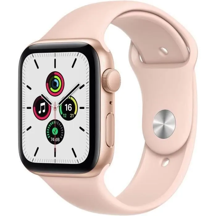 Apple Watch SE GPS - 44mm Boîtier aluminium Or - Bracelet Rose des Sables (2020) - Reconditionné - Excellent état refurbished - 107,99 € Apple Watch SE GPS - 44mm Boîtier aluminium Or - Bracelet Rose des Sables (2020) - Reconditionné - Excellent état refurbished reconditionné disponible sur Cdiscount Seconde Vie