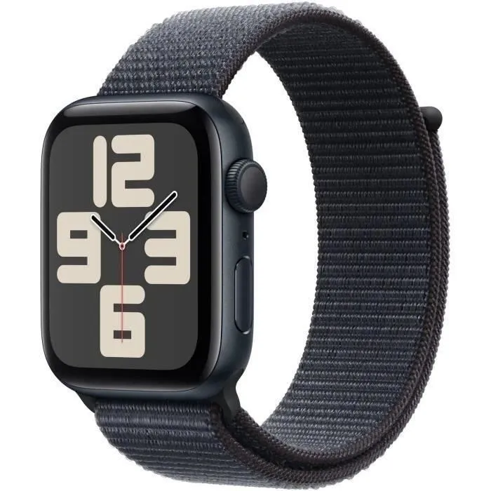 Apple Watch SE GPS - 44mm - Boîtier Midnight Aluminium - Bracelet Ink Sport Loop (2024) - Reconditionné - Etat correct Reconditionné - 165,00 € Apple Watch SE GPS - 44mm - Boîtier Midnight Aluminium - Bracelet Ink Sport Loop (2024) - Reconditionné - Etat correct Reconditionné Apple reconditionné disponible sur Cdiscount Seconde Vie