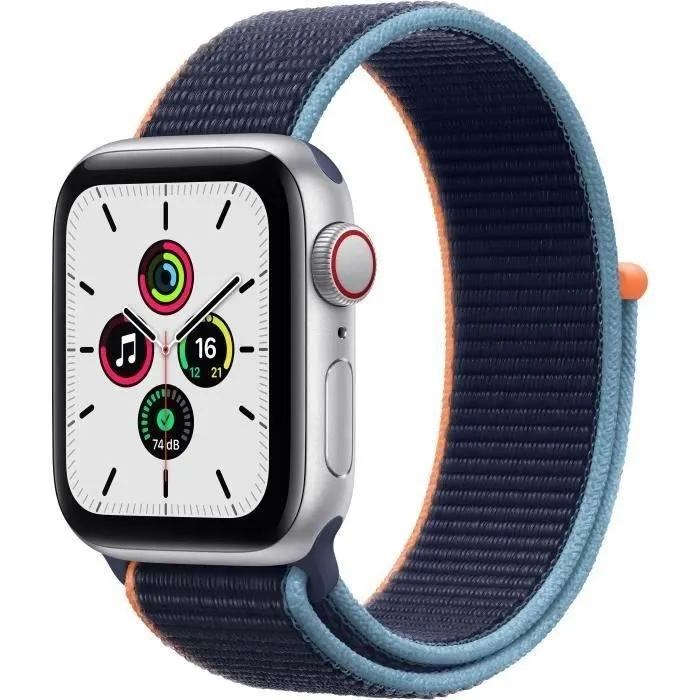 Apple Watch SE GPS + Cellular - 40mm Boîtier aluminium Argent - Bracelet Bleu Intense (2020) - Reconditionné - Excellent état Reconditionné - 129,00 € Apple Watch SE GPS + Cellular - 40mm Boîtier aluminium Argent - Bracelet Bleu Intense (2020) - Reconditionné - Excellent état Reconditionné Apple reconditionné disponible sur Cdiscount Seconde Vie