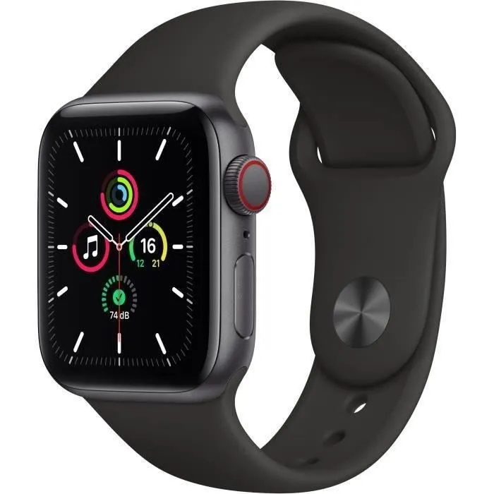Acheter Apple Watch SE GPS + Cellular - 40mm Boîtier aluminium Gris Sidéral - Bracelet Noir (2020) - Reconditionné - Etat correct refurbished - 180,00 € Apple Watch SE GPS + Cellular - 40mm Boîtier aluminium Gris Sidéral - Bracelet Noir (2020) - Reconditionné - Etat correct refurbished reconditionné disponible sur Cdiscount Seconde Vie