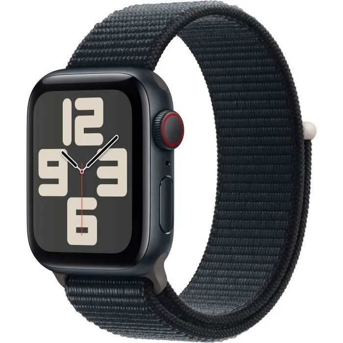 Apple Watch SE GPS + Cellular - 40mm - Boîtier Midnight Aluminium - Bracelet Midnight Sport (2023) - Reconditionné - Excellent état Reconditionné - 175,00 € Apple Watch SE GPS + Cellular - 40mm - Boîtier Midnight Aluminium - Bracelet Midnight Sport (2023) - Reconditionné - Excellent état Reconditionné Apple reconditionné disponible sur Cdiscount Seconde Vie