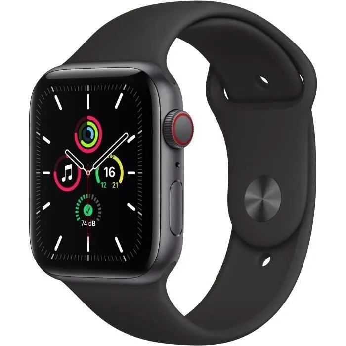 Apple Watch SE GPS + Cellular - 44mm Boîtier aluminium Gris Sidéral - Bracelet Noir (2020) - Reconditionné - Excellent état Reconditionné - 149,00 € Apple Watch SE GPS + Cellular - 44mm Boîtier aluminium Gris Sidéral - Bracelet Noir (2020) - Reconditionné - Excellent état Reconditionné Apple reconditionné disponible sur Cdiscount Seconde Vie
