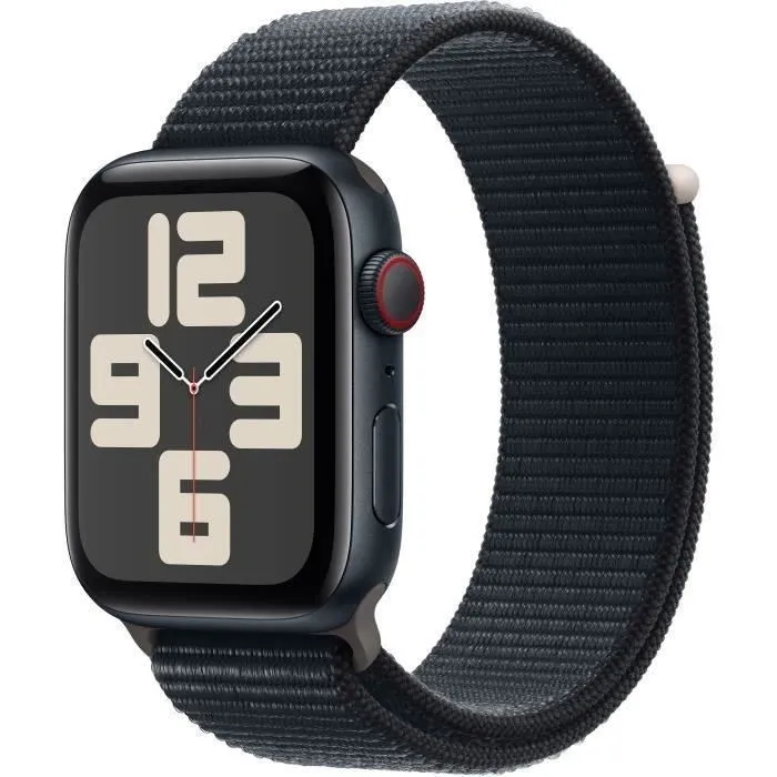 Apple Watch SE GPS + Cellular - 44mm - Boîtier Midnight Aluminium - Bracelet Midnight Sport (2023) - Reconditionné - Excellent état Reconditionné - 189,00 € Apple Watch SE GPS + Cellular - 44mm - Boîtier Midnight Aluminium - Bracelet Midnight Sport (2023) - Reconditionné - Excellent état Reconditionné Apple reconditionné disponible sur Cdiscount Seconde Vie
