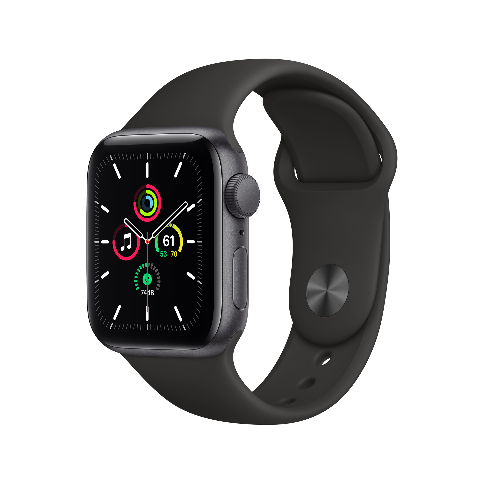 Apple Watch SE OLED 40 mm Numérique 324 x 394 pixels Écran tactile Gris Wifi GPS (satellite) - Très bon état Très bon état reconditionné disponible sur Pixmania