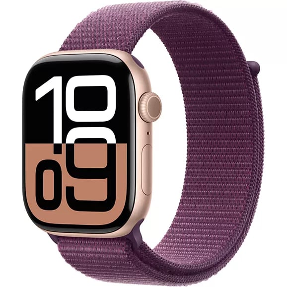 Apple Watch Series 10 (2024) GPS, Boitier Or Rose de 46mm avec bracelet Textile , Prune - Très bon état Très bon état - 340,00 € Apple Watch Series 10 (2024) GPS, Boitier Or Rose de 46mm avec bracelet Textile , Prune - Très bon état Très bon état reconditionné disponible sur Pixmania