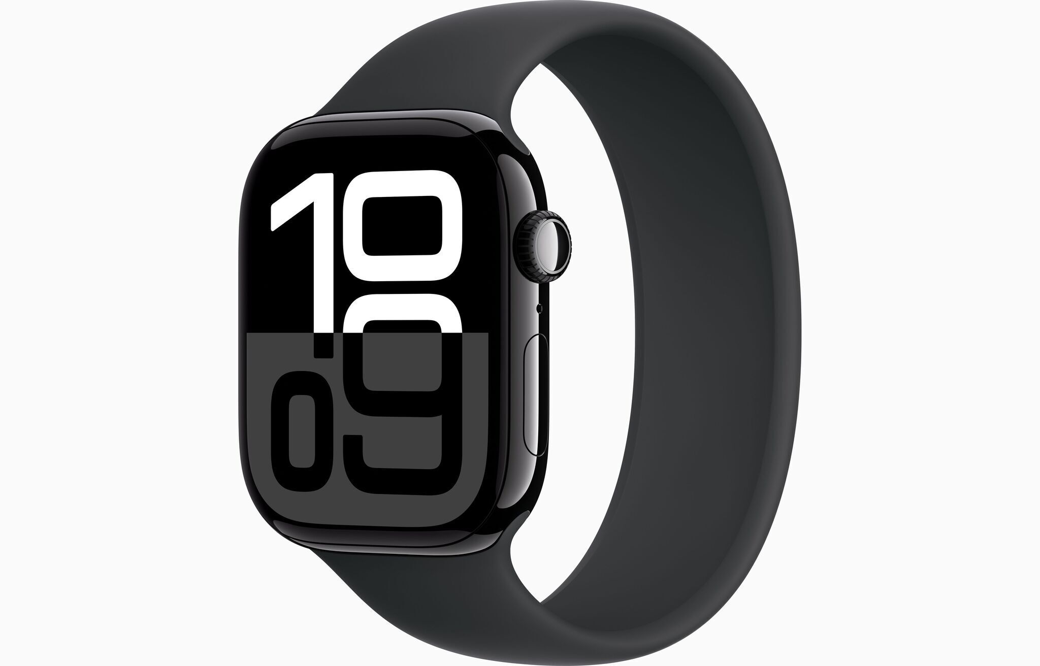 Apple Watch Series 10 Aluminium 46 mm (2024) GPS Noir De Jais Solo Loop 10 Noir Bon état Apple reconditionné disponible sur Refurbed | Dero