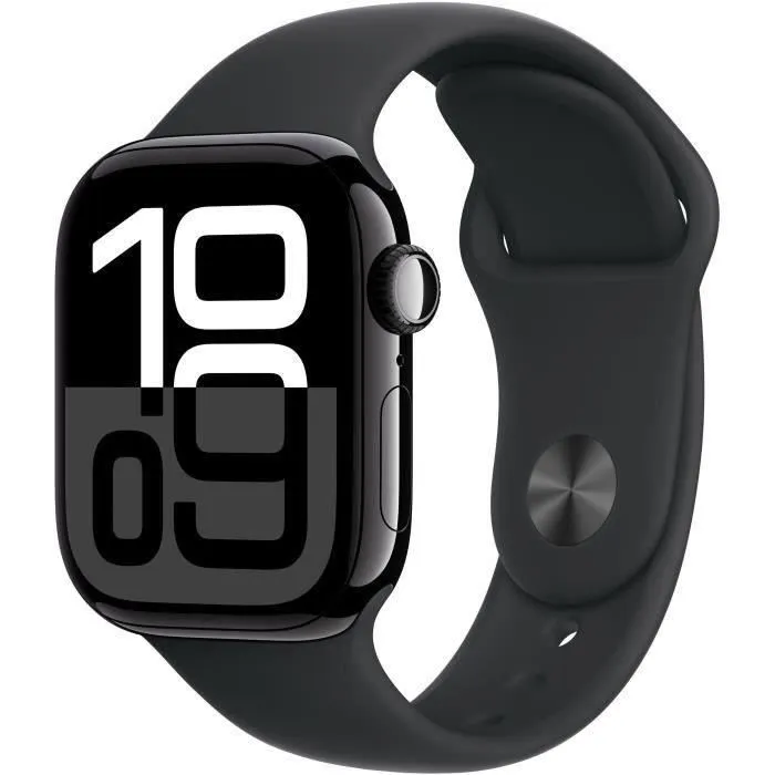 Apple Watch Series 10 GPS - 42mm - Aluminium Jet Black - Bracelet Black M/L (2024) - Reconditionné - Excellent état Reconditionné - 305,00 € Apple Watch Series 10 GPS - 42mm - Aluminium Jet Black - Bracelet Black M/L (2024) - Reconditionné - Excellent état Reconditionné Apple reconditionné disponible sur Cdiscount Seconde Vie