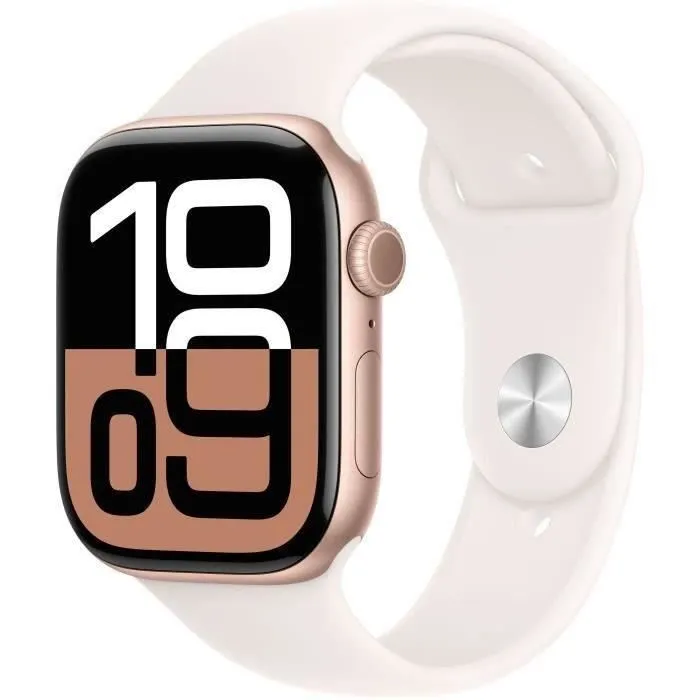 Acheter Apple Watch Series 10 GPS - 46mm - Aluminium Rose Gold - Bracelet Light Blush M/L (2024) - Reconditionné - Excellent état refurbished - 278,00 € Apple Watch Series 10 GPS - 46mm - Aluminium Rose Gold - Bracelet Light Blush M/L (2024) - Reconditionné - Excellent état refurbished reconditionné disponible sur Cdiscount Seconde Vie