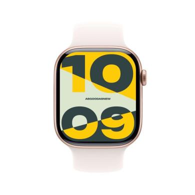Apple Watch Series 10 GPS + Cellular 42mm Aluminium or rose Bracelet Sport rose tendre S/M - très bon état Reconditionné - 349,00 € Apple Watch Series 10 GPS + Cellular 42mm Aluminium or rose Bracelet Sport rose tendre S/M - très bon état Reconditionné Apple reconditionné disponible sur As Good As New