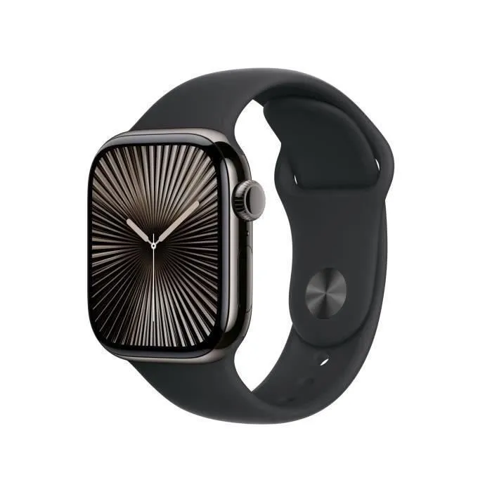 Apple Watch Series 10 GPS + Cellular - 42mm - Titane Slate - Bracelet Black M/L (2024) - Reconditionné - Excellent état Reconditionné - 379,99 € Apple Watch Series 10 GPS + Cellular - 42mm - Titane Slate - Bracelet Black M/L (2024) - Reconditionné - Excellent état Reconditionné Apple reconditionné disponible sur Cdiscount Seconde Vie | Dero