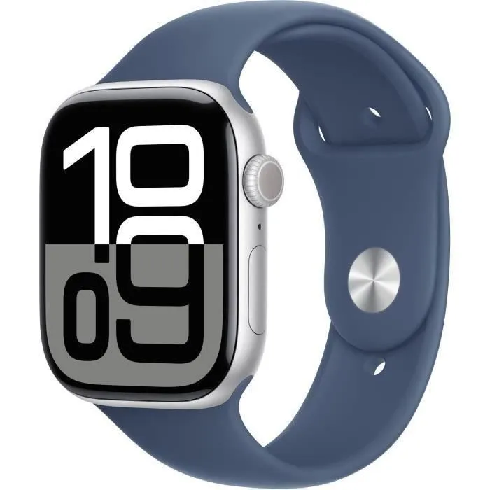 Apple Watch Series 10 GPS + Cellular - 46mm - Aluminium Silver - Bracelet Denim S/M (2024) - Reconditionné - Excellent état refurbished - 345,00 € Apple Watch Series 10 GPS + Cellular - 46mm - Aluminium Silver - Bracelet Denim S/M (2024) - Reconditionné - Excellent état refurbished reconditionné disponible sur Cdiscount Seconde Vie