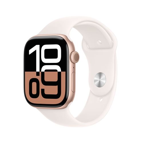 Apple Watch Series 10 GPS + Cellular 46mm Boîtier en Aluminium Rose Gold avec Bracelet Sport Rose Tendre M/L État correct - 295,00 € Apple Watch Series 10 GPS + Cellular 46mm Boîtier en Aluminium Rose Gold avec Bracelet Sport Rose Tendre M/L État correct Apple reconditionné disponible sur Fnac