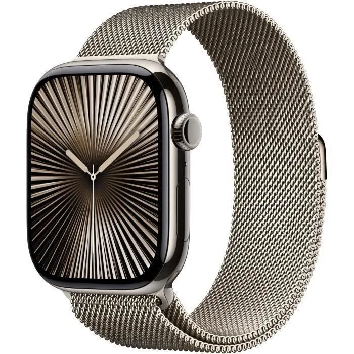 Acheter Apple Watch Series 10 GPS+Cellular 46mm Natural Titanium - Bracelet Milanese Loop S/M (2024) - Reconditionné - Excellent état Reconditionné - 499,00 € Apple Watch Series 10 GPS+Cellular 46mm Natural Titanium - Bracelet Milanese Loop S/M (2024) - Reconditionné - Excellent état Reconditionné Apple reconditionné disponible sur Cdiscount Seconde Vie