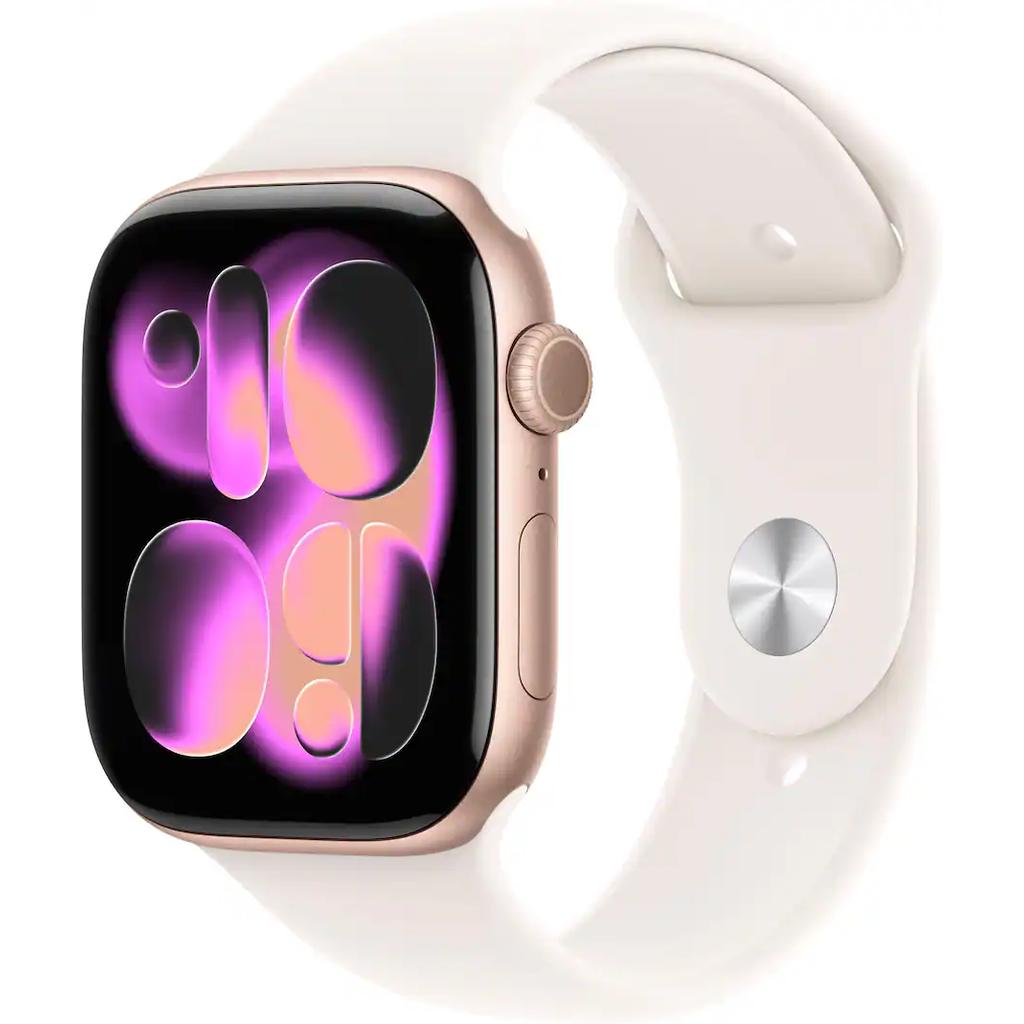 Apple Watch Series 11 (2025) GPS 42 mm - Aluminium Or rose Reconditionné - 320,00 € Apple Watch Series 11 (2025) GPS 42 mm - Aluminium Or rose Reconditionné Apple reconditionné disponible sur Backmarket