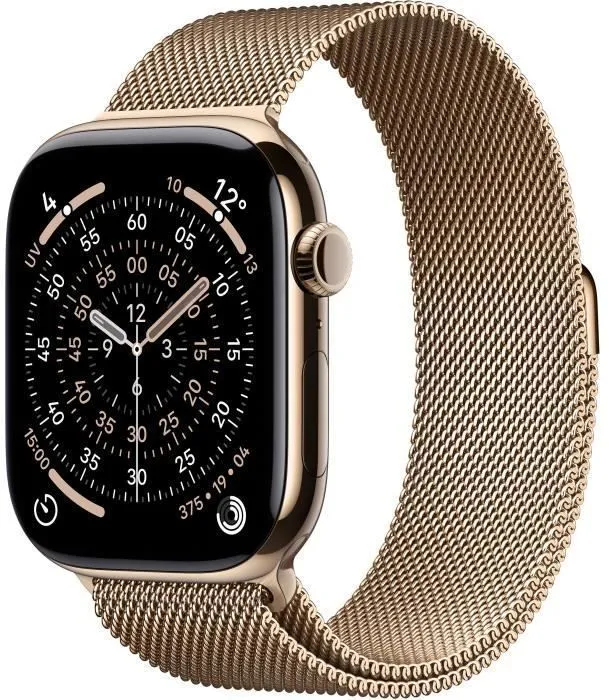 Apple Watch Series 11 GPS + Cellular - 46mm Gold Titanium - Bracelet Milanese Loop - M/L (2025) - Reconditionné - Excellent état Reconditionné - 698,00 € Apple Watch Series 11 GPS + Cellular - 46mm Gold Titanium - Bracelet Milanese Loop - M/L (2025) - Reconditionné - Excellent état Reconditionné Apple reconditionné disponible sur Cdiscount Seconde Vie