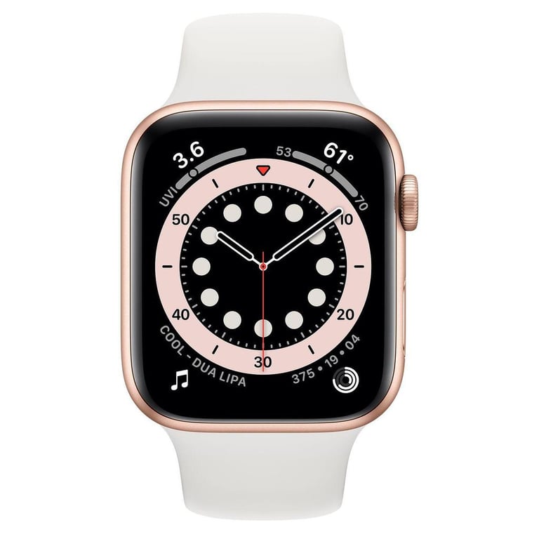 Apple Watch Series 4 (2018) GPS + Cellular, Boitier doré en Aluminium de 44 mm avec bracelet sport, Blanc - Bon état Bon état - 139,00 € Apple Watch Series 4 (2018) GPS + Cellular, Boitier doré en Aluminium de 44 mm avec bracelet sport, Blanc - Bon état Bon état reconditionné disponible sur Pixmania