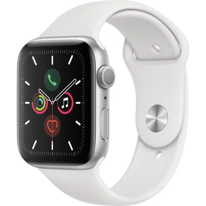 Acheter Apple Watch Series 5 GPS 44 mm Boîtier aluminium Argent - Bracelet Blanc - M/L (2019) - Reconditionné - Excellent état refurbished - 94,00 € Apple Watch Series 5 GPS 44 mm Boîtier aluminium Argent - Bracelet Blanc - M/L (2019) - Reconditionné - Excellent état refurbished reconditionné disponible sur Cdiscount Seconde Vie