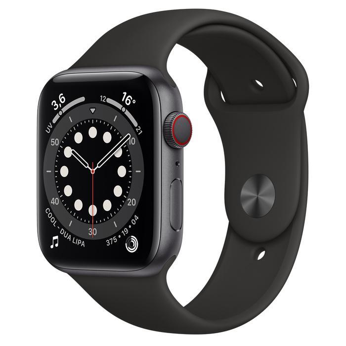 Apple Watch Series 6 (2020) GPS + Cellular 44 mm - Aluminium Gris sidéral - Bracelet sport Noir Reconditionné - 185,00 € Apple Watch Series 6 (2020) GPS + Cellular 44 mm - Aluminium Gris sidéral - Bracelet sport Noir Reconditionné Apple reconditionné disponible sur Backmarket