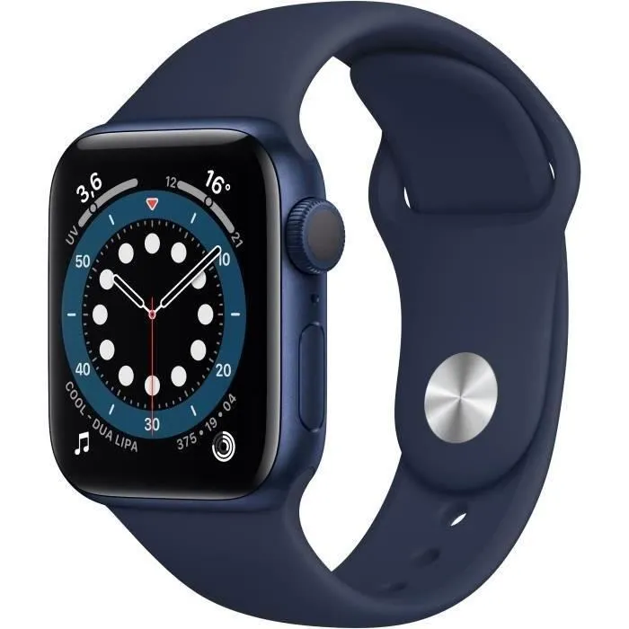 Apple Watch Series 6 GPS - 40mm Boîtier aluminium Bleu - Bracelet Bleu Intense (2020) - Reconditionné - Etat correct Reconditionné - 159,00 € Apple Watch Series 6 GPS - 40mm Boîtier aluminium Bleu - Bracelet Bleu Intense (2020) - Reconditionné - Etat correct Reconditionné Apple reconditionné disponible sur Cdiscount Seconde Vie