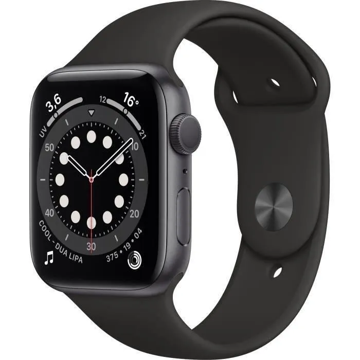 Acheter Apple Watch Series 6 GPS - 44mm Boîtier aluminium Gris Sidéral - Bracelet Noir (2020) - Reconditionné - Excellent état refurbished - 134,67 € Apple Watch Series 6 GPS - 44mm Boîtier aluminium Gris Sidéral - Bracelet Noir (2020) - Reconditionné - Excellent état refurbished reconditionné disponible sur Cdiscount Seconde Vie