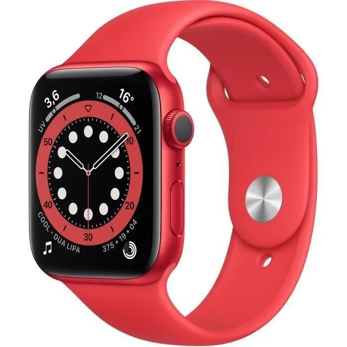 Apple Watch Series 6 GPS - 44mm Boîtier aluminium Rouge - Bracelet Rouge (2020) - Reconditionné - Etat correct Reconditionné - 118,00 € Apple Watch Series 6 GPS - 44mm Boîtier aluminium Rouge - Bracelet Rouge (2020) - Reconditionné - Etat correct Reconditionné Apple reconditionné disponible sur Cdiscount Seconde Vie