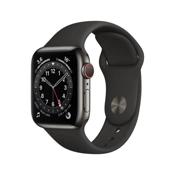 Acheter Apple Watch Series 6 GPS + Cellular - 40mm Boîtier acier - Bracelet Noir (2020) - Reconditionné - Excellent état refurbished - 189,00 € Apple Watch Series 6 GPS + Cellular - 40mm Boîtier acier - Bracelet Noir (2020) - Reconditionné - Excellent état refurbished reconditionné disponible sur Cdiscount Seconde Vie