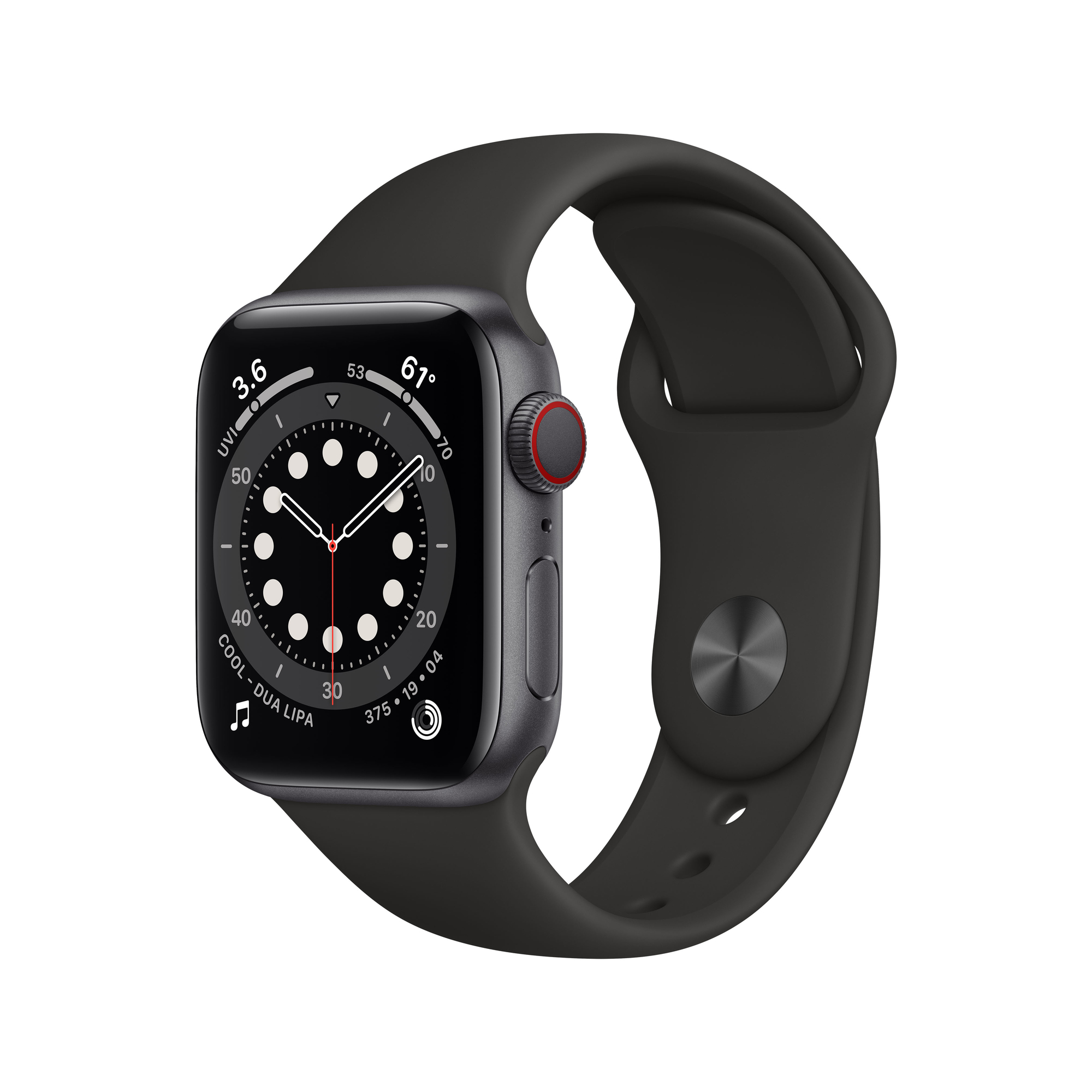 Apple Watch Series 6 OLED 40 mm Numérique 324 x 394 pixels Écran tactile 4G Gris Wifi GPS (satellite) - Très bon état Très bon état Apple reconditionné disponible sur Pixmania