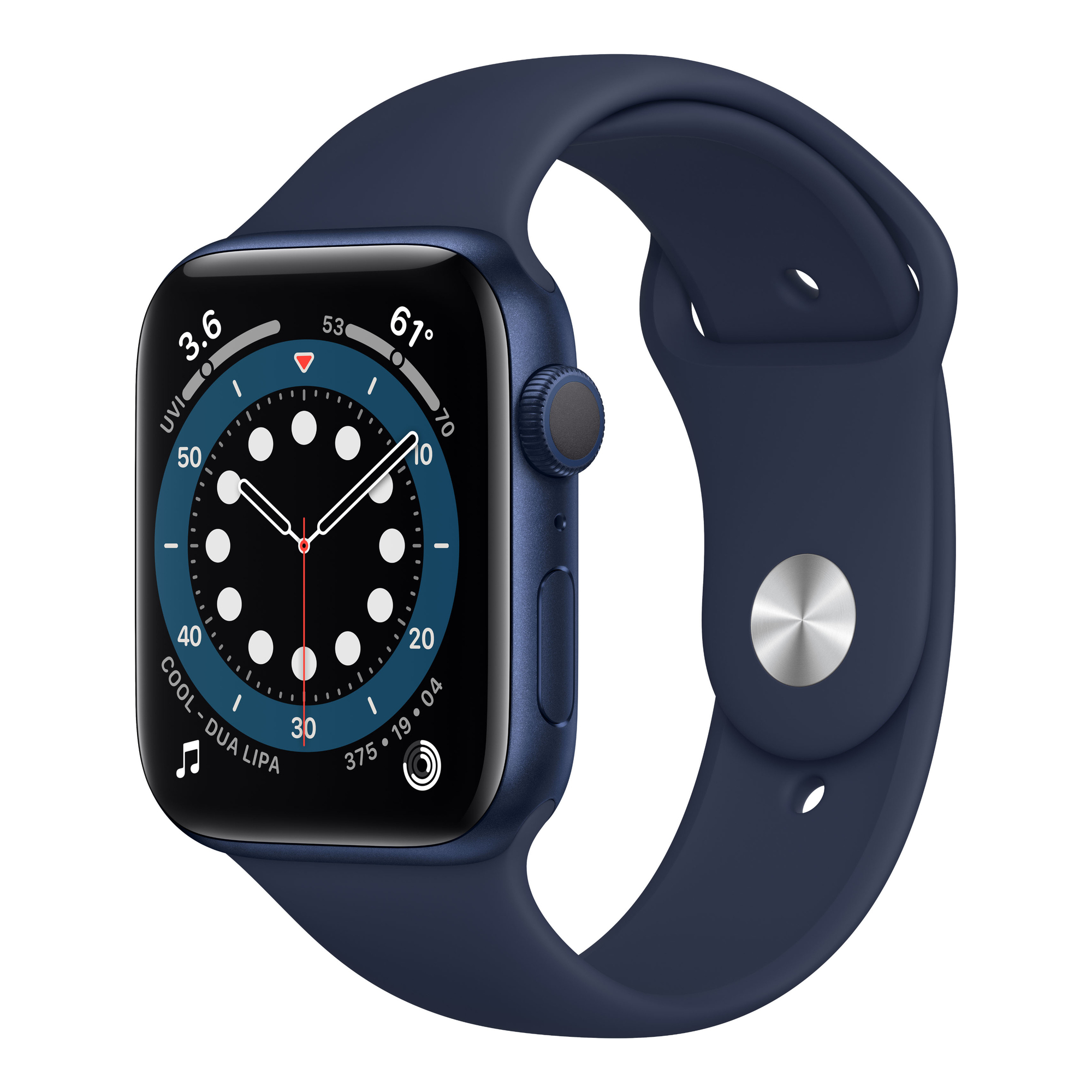Apple Watch Series 6 OLED 44 mm Numérique 368 x 448 pixels Écran tactile Bleu Wifi GPS (satellite) - Excellent état Parfait état Apple reconditionné disponible sur Pixmania