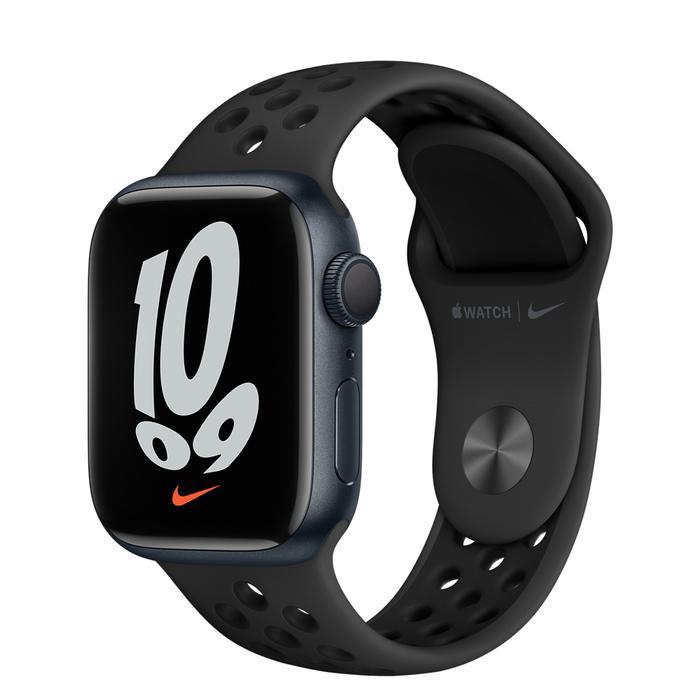 Apple Watch Series 7 (2021) GPS 41 mm - Aluminium Minuit - Bracelet sport Nike Noir Reconditionné Apple reconditionné disponible sur Backmarket | Dero