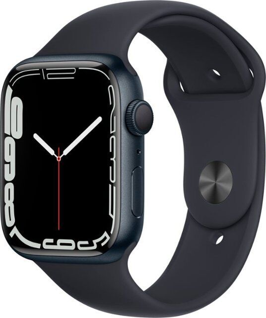 Apple Watch Series 7 Aluminium 45 mm (2021) GPS Minuit Bracelet Sport Minuit Parfait état - 203,00 € Apple Watch Series 7 Aluminium 45 mm (2021) GPS Minuit Bracelet Sport Minuit Parfait état Apple reconditionné disponible sur Refurbed | Dero