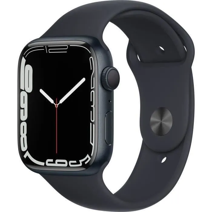 Apple Watch Series 7 GPS - 45mm - Boîtier Midnight Aluminium - Bracelet Midnight Sport (2021) - Reconditionné - Etat correct refurbished - 175,50 € Apple Watch Series 7 GPS - 45mm - Boîtier Midnight Aluminium - Bracelet Midnight Sport (2021) - Reconditionné - Etat correct refurbished reconditionné disponible sur Cdiscount Seconde Vie