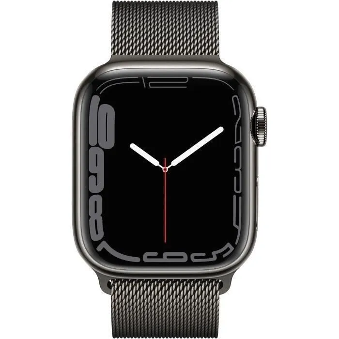 Apple Watch Series 7 GPS + Cellular - 41mm - Boîtier Graphite Stainless Steel - Bracelet Graphite - Reconditionné - Excellent état Reconditionné - 235,00 € Apple Watch Series 7 GPS + Cellular - 41mm - Boîtier Graphite Stainless Steel - Bracelet Graphite - Reconditionné - Excellent état Reconditionné Apple reconditionné disponible sur Cdiscount Seconde Vie