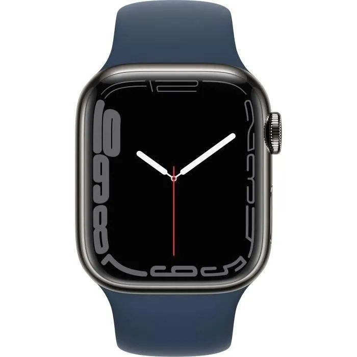Apple Watch Series 7 GPS + Cellular - 41mm - Boîtier Graphite Stainless Steel - Bracelet Abyss Blue - Reconditionné - Etat correct Reconditionné - 215,00 € Apple Watch Series 7 GPS + Cellular - 41mm - Boîtier Graphite Stainless Steel - Bracelet Abyss Blue - Reconditionné - Etat correct Reconditionné Apple reconditionné disponible sur Cdiscount Seconde Vie