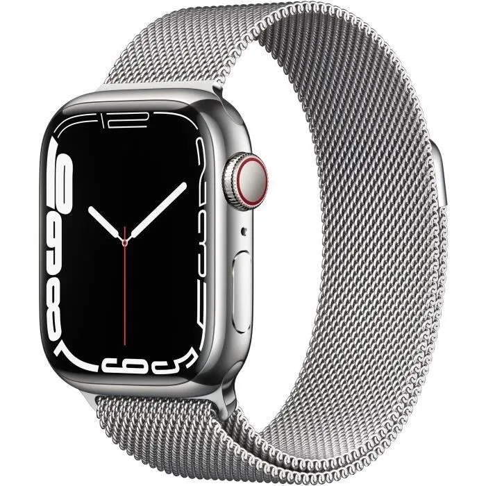 Apple Watch Series 7 GPS + Cellular - 41mm - Boîtier Silver Stainless Steel - Bracelet Silver (2021) - Reconditionné - Etat correct Reconditionné - 185,00 € Apple Watch Series 7 GPS + Cellular - 41mm - Boîtier Silver Stainless Steel - Bracelet Silver (2021) - Reconditionné - Etat correct Reconditionné Apple reconditionné disponible sur Cdiscount Seconde Vie