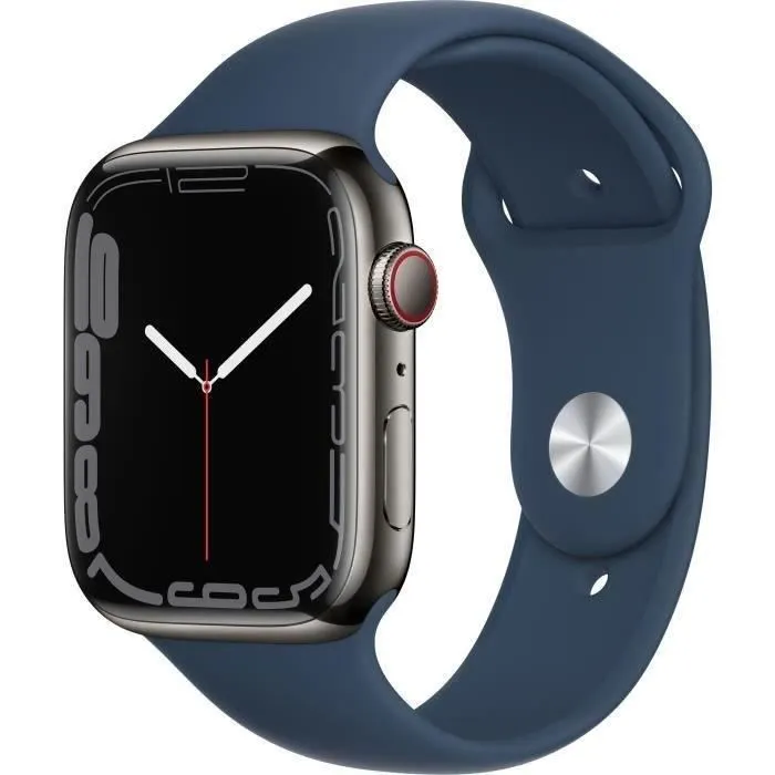 Apple Watch Series 7 GPS + Cellular - 45mm - Boîtier Graphite Stainless Steel - Bracelet Abys (2021) - Reconditionné - Très bon Reconditionné - 229,98 € Apple Watch Series 7 GPS + Cellular - 45mm - Boîtier Graphite Stainless Steel - Bracelet Abys (2021) - Reconditionné - Très bon Reconditionné Apple reconditionné disponible sur Cdiscount Seconde Vie