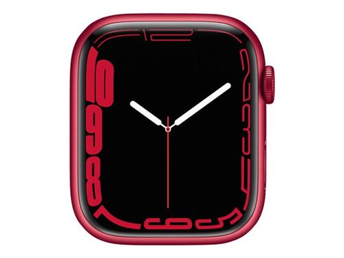 Apple Watch Series 7 (GPS + Cellular) - (PRODUCT) RED - 45 mm - aluminium rouge - montre intelligente - 32 Go - Wi-Fi, Bluetooth - 4G - 38.8 g - démo État correct Apple reconditionné disponible sur Fnac