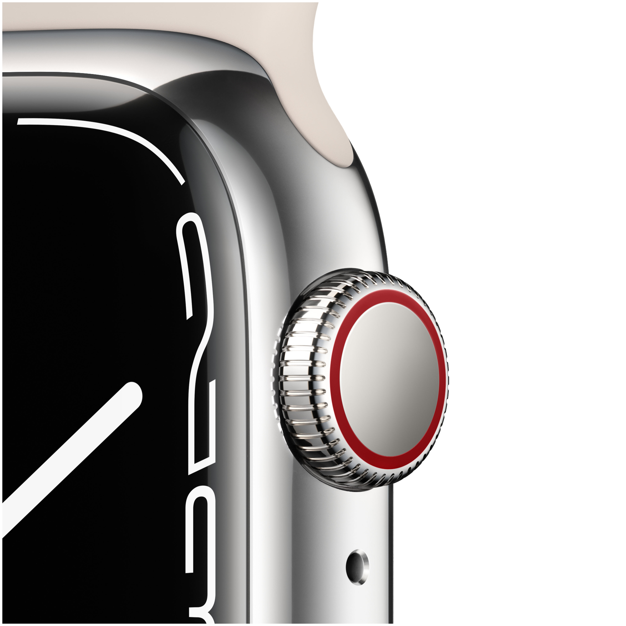 Apple Watch Series 7 OLED 41 mm Numérique Écran tactile 4G Argent Wifi GPS (satellite) - Excellent état Parfait état Apple reconditionné photo 2 | Dero