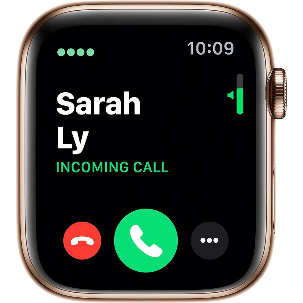 Apple Watch Series 8 (2022) - (bracelet non inclus) - GPS + Cellular 45 mm - Or Acier inoxydable Reconditionné Apple reconditionné disponible sur Backmarket