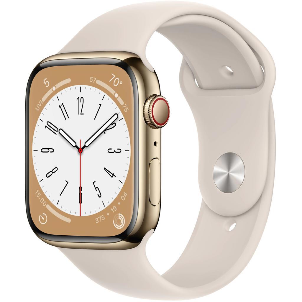 Apple Watch Series 8 (2022) GPS + Cellular 45 mm - Acier inoxydable Or Reconditionné - 294,00 € Apple Watch Series 8 (2022) GPS + Cellular 45 mm - Acier inoxydable Or Reconditionné Apple reconditionné disponible sur Backmarket