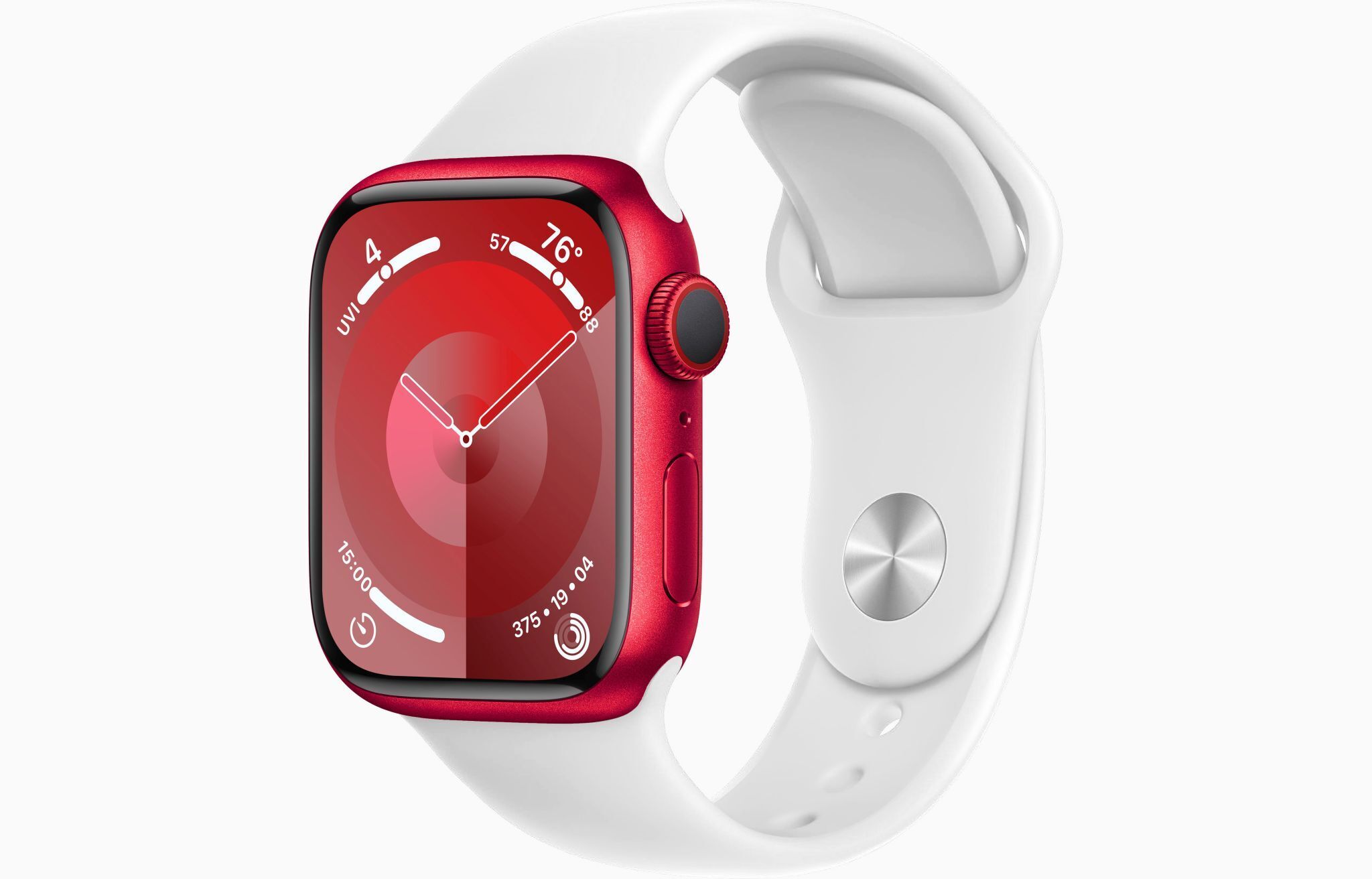 Apple Watch Series 8 Aluminium 41 mm (2022) GPS + Cellular (PRODUCT)RED Bracelet Sport Blanc M/L Parfait état Apple reconditionné disponible sur Refurbed | Dero