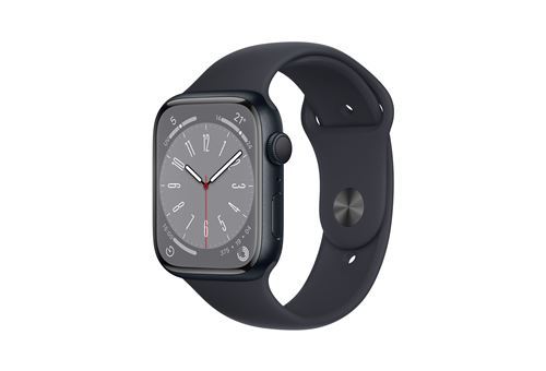Apple Watch Series 8 GPS Boîtier en Aluminium Minuit de 41 mm avec Bracelet Sport Minuit Reconditionné État correct Apple reconditionné disponible sur Fnac